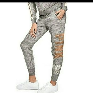 NEW! VS PINK Bling Skinny Joggers